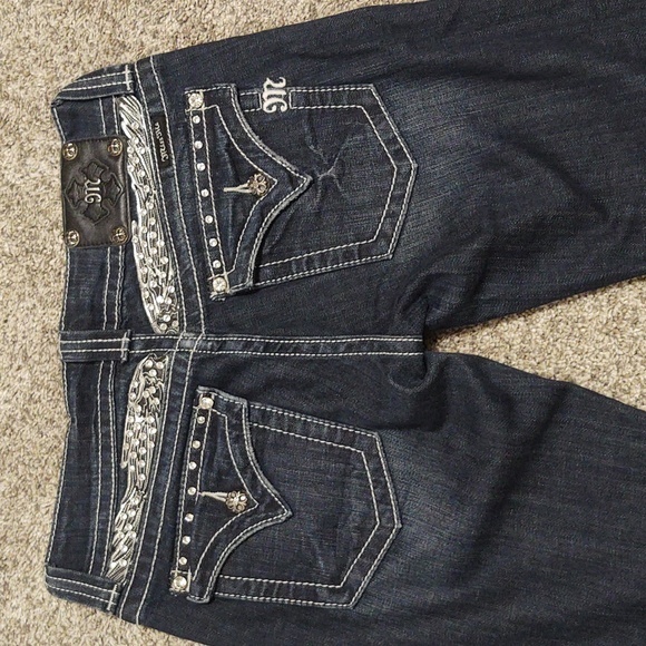 Miss Me Women's Boot Cut Jeans Size 29W x 33L - Picture 3 of 9